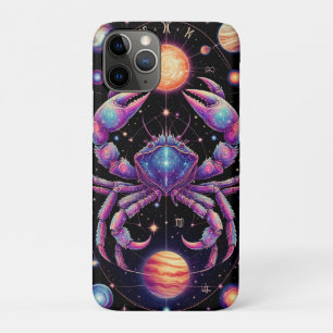Hemelse Dierenriemkunst met een Kosmische Kanker iPhone 11 Pro Hoesje