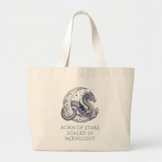 Hemelse Draak Grote Tote Bag