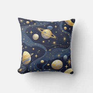 Hemelse Dromen – Abstract Kosmisch Naadloos Patroo Kussen