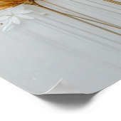 Hemelse, dromerige bloemen en vlinders #2 poster (Hoek)