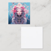 Hemelse Droom Wever Vierkante Visitekaartje (Voorkant / Achterkant)