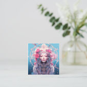 Hemelse Droom Wever Vierkante Visitekaartje (Staand voorkant)