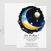 Hemelse Droomland Baby Shower Jongen Kaart (Voorkant / Achterkant)