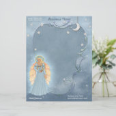 hemelse engel gepersonaliseerd briefhoofd (Staand voorkant)