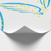 Hemelse engelenvleugels met sprankelende sterren cadeaupapier