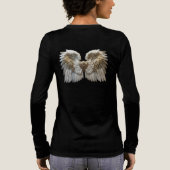 Hemelse Engelvleugel  Tri-Blend Shirt (Achterkant)