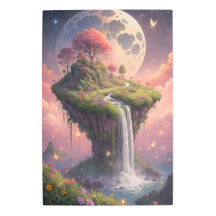 Hemelse Fantasie Waterval Eiland Levendig