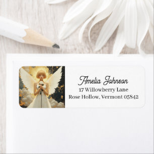 Hemelse Genade Pretty Angel and Rose Etiket