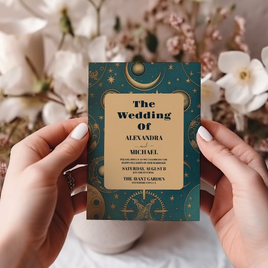 Hemelse Gouden Bruiloft Kaart