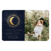 hemelse gouden foto behalve de datum magneet (Horizontaal)