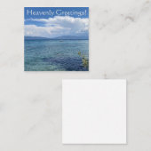 Hemelse groeten! notitiekaartje (Voorkant / Achterkant)