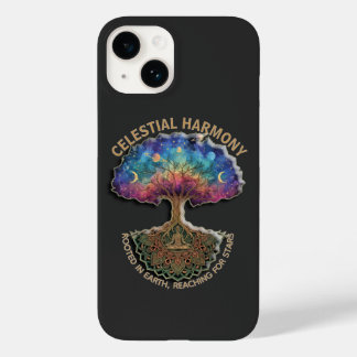 Hemelse Harmonie Boom | Cosmische Meditatie Mandal Case-Mate iPhone 14 Hoesje