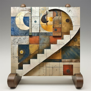 Hemelse Harmonie Geometrisch Mozaïek Tegeltje