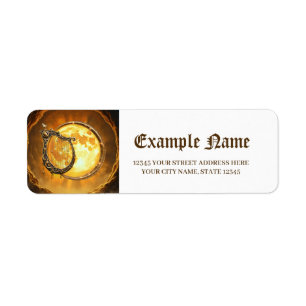 Hemelse Harp van de Gouden Maan. Etiket