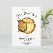 Hemelse Harp van de Gouden Maan.  Kaart (Staand voorkant)