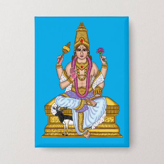 Hemelse Heer Chandra Knop Button (Voorkant)