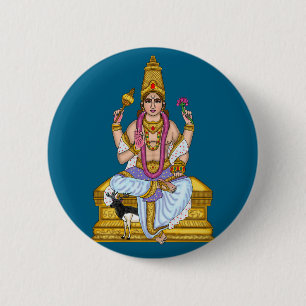 Hemelse Heer Chandra Knop Ronde Button 5,7 Cm