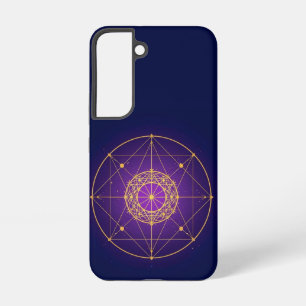 Hemelse Heilige Mandala – Mystieke Geometrie Samsung Galaxy Hoesje