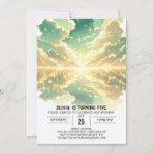 Hemelse Hemelse Digitale Verjaardag Kaart (Voorkant)