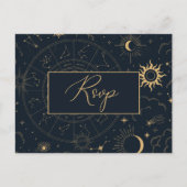 Hemelse herinnering RSVP Uitnodiging Briefkaart (Voorkant)