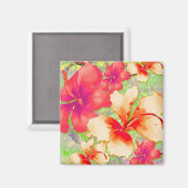 HEMELSE HIBISCUS MAGNEET (Voorkant / Achterkant)