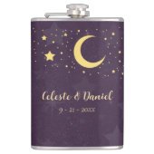 Hemelse Huwelijk Sterrenhemel Heupfles (Voorkant)