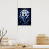 Hemelse Impasto Mandala Godin Poster (Keuken)