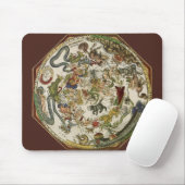 Hemelse kaart door Peter Apian, Antieke astronomie Muismat (Met muis)