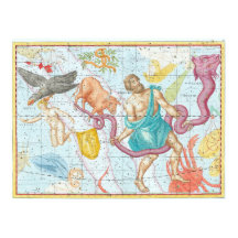 Hemelse kaart uit 1801