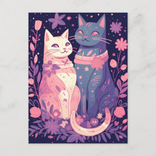 Hemelse Katten Wenskaart Briefkaart