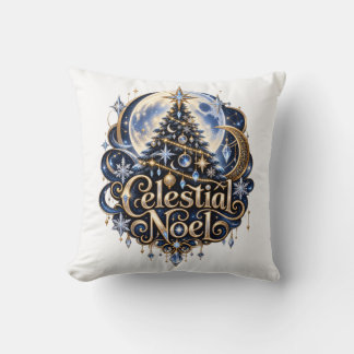 Hemelse Kerstmaan en Sterren Worp Kussen