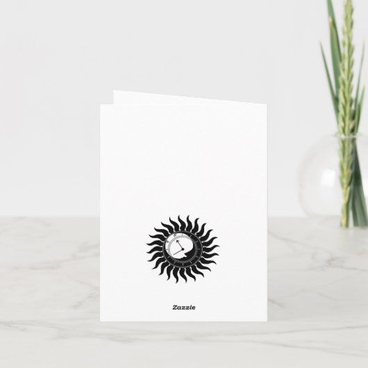 Hemelse Klokwerk Kaart (Achterkant)