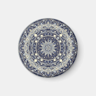 Hemelse Kompas Mandala Ster Patroon Kunst Magneet