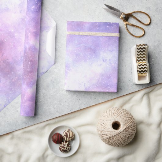 Hemelse kosmische sterrenstelsel patroon cadeaupapier (Crafts)