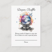 Hemelse Kristallen Bal Astrologie Luier Raffle Informatiekaartje (Voorkant)