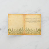 hemelse lantaarn dankbaarheid bedankkaart (Binnen)