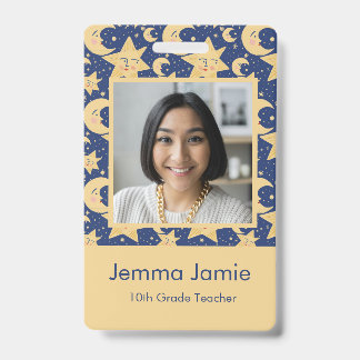 Hemelse Leraar ID Badge - Aanpasbaar DesBadge
