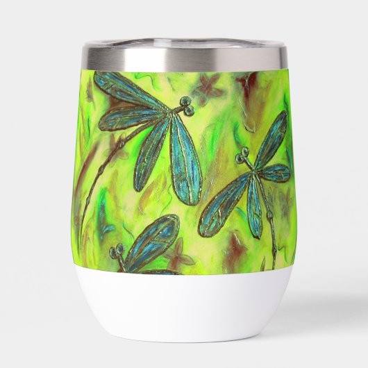 Hemelse libellen op een sterrenhemel (Achterkant)