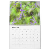 Hemelse libellen op een sterrenhemel kalender (Mar 2026)