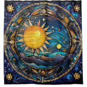 Hemelse Lichamen Douchegordijn (Voorkant)