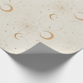 Hemelse licht stoffen cadeaupapier (Hoek)