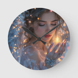 Hemelse Lichtdrager – Engel die de Ster van God va Ronde Klok
