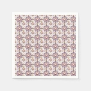 Hemelse Lotus Mandala Spiritueel Ontwerp Patroon Servet
