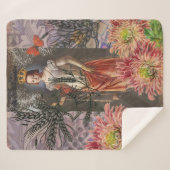Hemelse Maagd Godin Collage: Vintage Hemels Sherpa Deken (Voorkant (horizontaal))