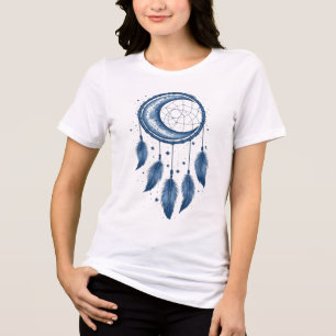 Hemelse Maan Dreamcatcher T-Shirt - Vintage Boho