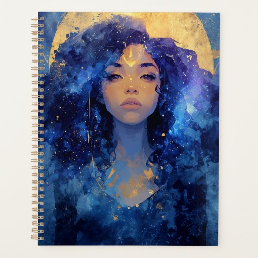 Hemelse Maan Godin Planner (Voorkant)