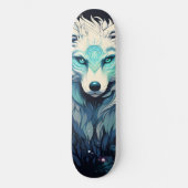 Hemelse Maan Wilde Wolf Skateboard (Voorkant)