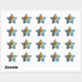 Hemelse maan zon sticker (Vel)
