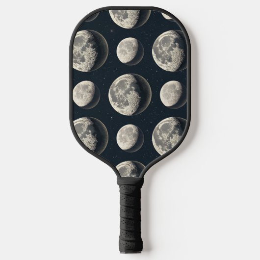 Hemelse Maanfase (2) Pickleball Paddle (Voorkant)
