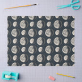 Hemelse Maanfase (3) Tissuepapier (Craft)